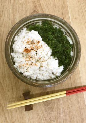 ゆし豆腐＆アーサの沖縄そば-レシピのメイン写真