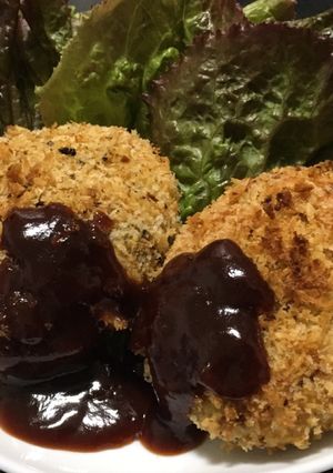 簡単揚げ焼き・オーブン　さつま芋コロッケ-レシピのメイン写真