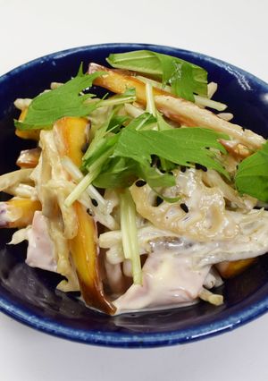 根菜たっぷり秋のサラダ-レシピのメイン写真