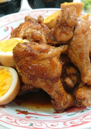 生姜たっぷり手羽元のうま煮-レシピのメイン写真
