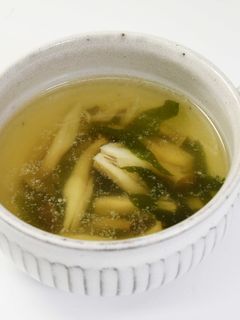 きのことわかめの中華スープ-レシピのメイン写真