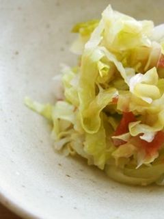 キャベツ・長ネギの梅和え♪シャキシャキ-レシピのメイン写真
