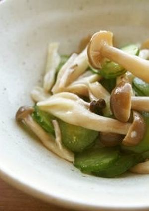 胡瓜・しめじのナムル♪しめじ香る♪-レシピのメイン写真