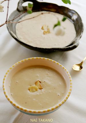 豆乳と味噌で作る♡生栗のポタージュスープ-レシピのメイン写真