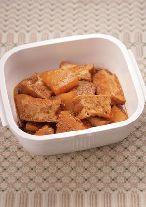 大根と厚揚げのごま味噌煮【レンジで9分】-レシピのメイン写真