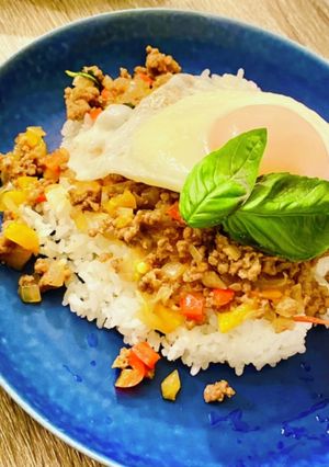 ナンプラー要らず！余り野菜でガパオライス-レシピのメイン写真
