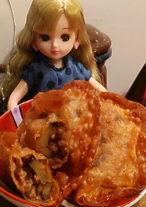 リカちゃん♡餃子(トマトミートナス)-レシピのメイン写真