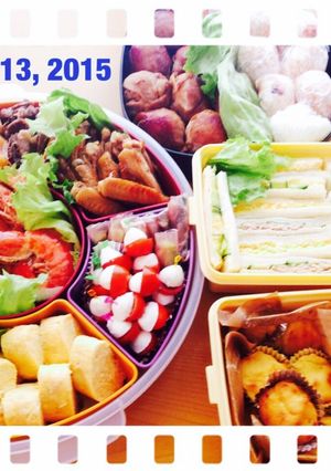 2015.小学校運動会、覚え書き-レシピのメイン写真