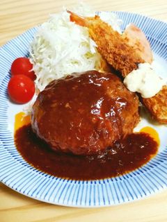お手軽!ふわふわハンバーグ・デミグラス風-レシピのメイン写真