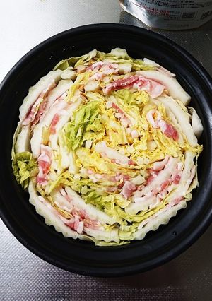 豚バラと白菜のミルフィーユ鍋-レシピのメイン写真