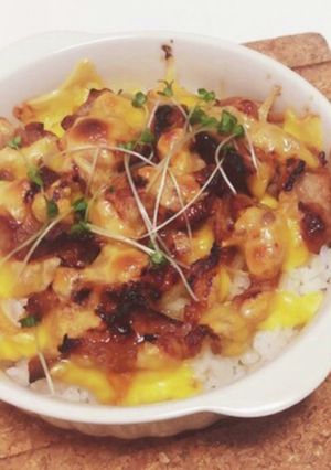 〜簡単お手軽〜チーズ豚丼-レシピのメイン写真
