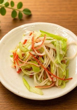 旨塩🧂ねぎカニカマ炒め-レシピのメイン写真