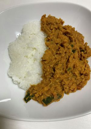 カボチャのチリコンカン丼-レシピのメイン写真
