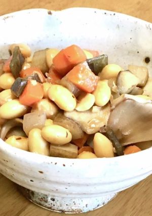栄養たっぷり♪大豆の五目煮-レシピのメイン写真
