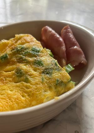 青ネギとチーズの卵焼き-レシピのメイン写真