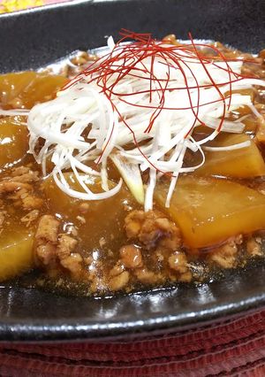 大根のとろみそぼろの炒め煮-レシピのメイン写真