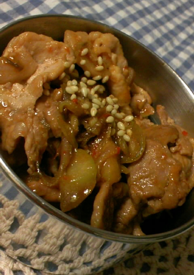 豚肉とみょうがの豆板醤炒め♪-レシピのメイン写真