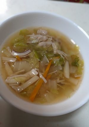 具だくさん白菜のあんかけスープ-レシピのメイン写真