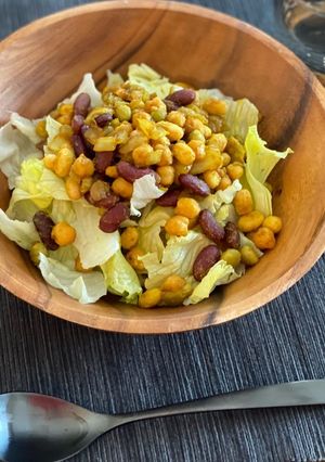 低糖質で繊維たっぷり!お豆ドライカレー-レシピのメイン写真