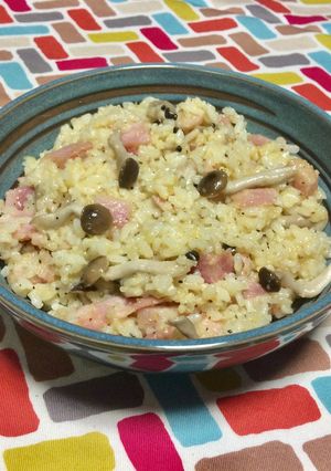 超簡単☆濃厚チーズのカルボナーラ炒飯♫-レシピのメイン写真