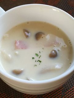 きのこのクリームスープ-レシピのメイン写真