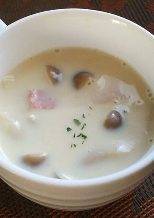 きのこのクリームスープ-レシピのメイン写真