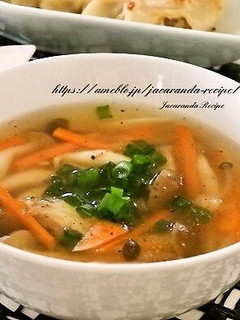 しめじとにんじんの生姜スープ-レシピのメイン写真