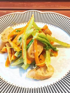 大根葉とウィンナー炒め お弁当に-レシピのメイン写真