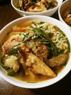 秋鮭チャンチャンのっけ味噌ラーメン-レシピのメイン写真