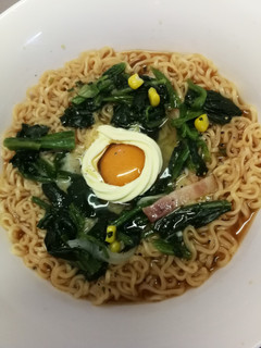 ほうれん草バター醤油ラーメン-レシピのメイン写真