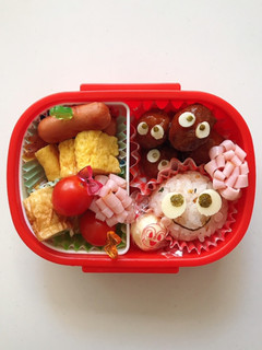 簡単!年少さんのまっくろくろすけ弁当♡-レシピのメイン写真