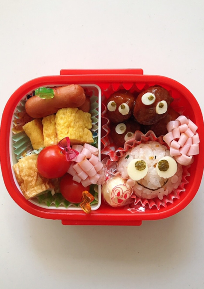 簡単！年少さんのまっくろくろすけ弁当♡-レシピのメイン写真