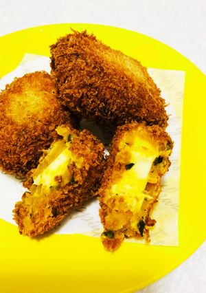 チーズInかぼちゃコロッケ-レシピのメイン写真
