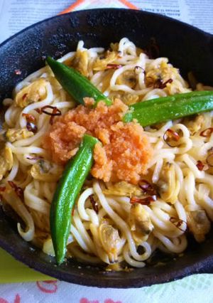 お手軽ボンゴレ・ビアンコの焼きうどんV2-レシピのメイン写真