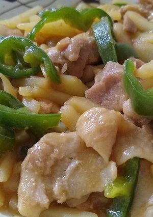 優しい味♪鶏ももじゃかピーマンほっこり煮-レシピのメイン写真