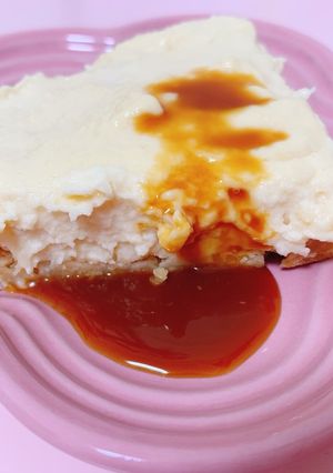 レンジで簡単!キャラメルチーズケーキ-レシピのメイン写真