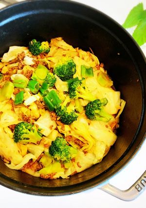 ケトジェニックの回鍋肉風ケトン食-レシピのメイン写真
