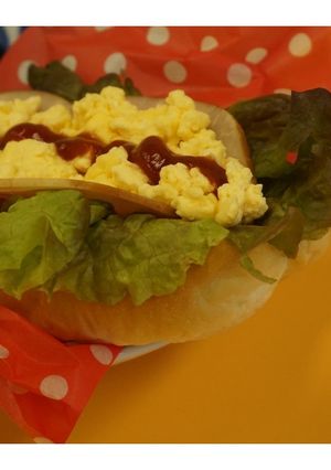 ハムエッグサンド-レシピのメイン写真
