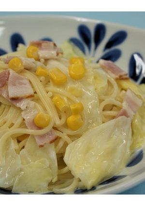 ミルクパスタ-レシピのメイン写真