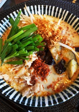 サテトムでピリ辛豆乳ラーメン-レシピのメイン写真