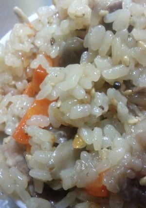 豚バラきのこの炊き込みご飯-レシピのメイン写真