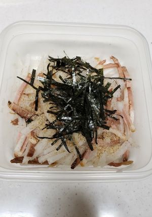 5センチの大根と焼豚あえもの-レシピのメイン写真