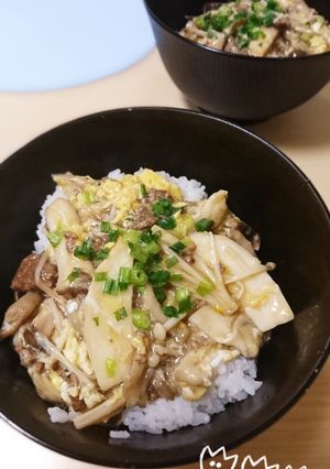 ☆ふわトロ♪キノコの中華丼☆-レシピのメイン写真