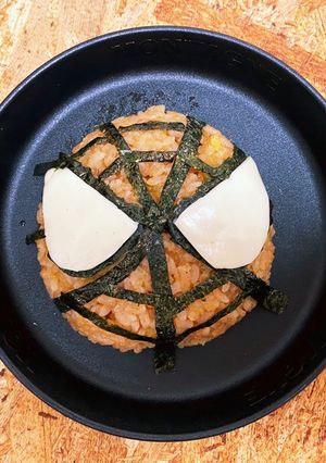 スパイダーマン チキンライス-レシピのメイン写真