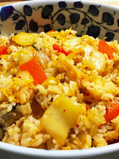ザクザクキムチチャーハン-レシピのメイン写真