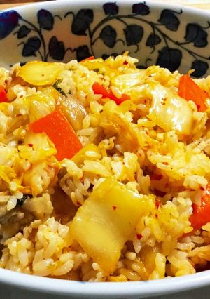 ザクザクキムチチャーハン-レシピのメイン写真