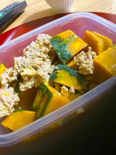 大変カンタンなカボチャのそぼろ煮-レシピのメイン写真