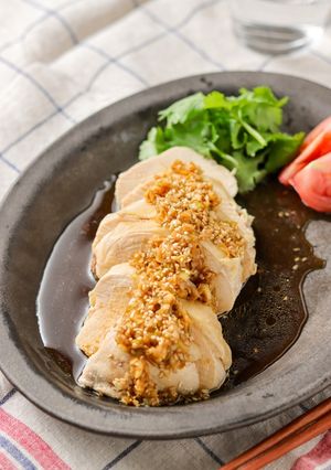 フライパン蒸し鶏deよだれ鶏-レシピのメイン写真