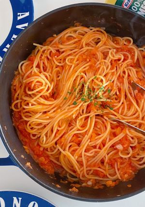トマトパスタ*° 南イタリア風-レシピのメイン写真