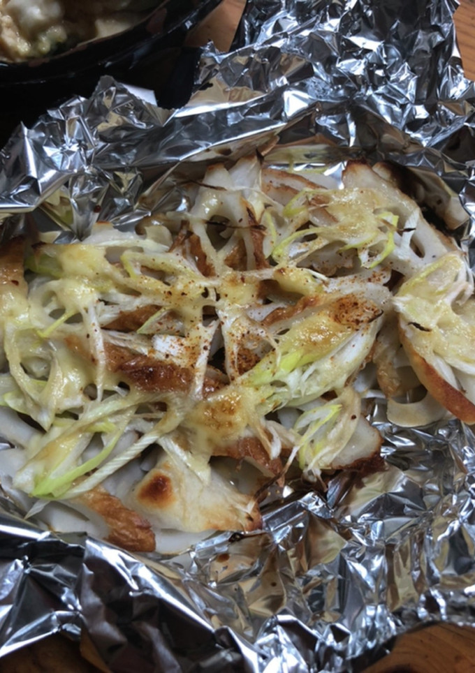 ちくわと長ネギの麺つゆマヨ焼き-レシピのメイン写真